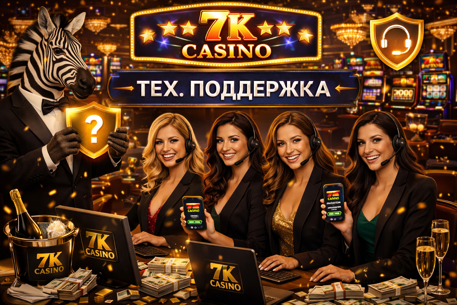 Вывод выигрыша в 7K Casino